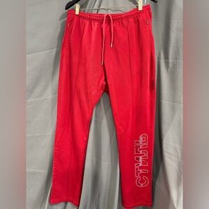 Heron Preston Strass Bordeaux Trackpants size Medium